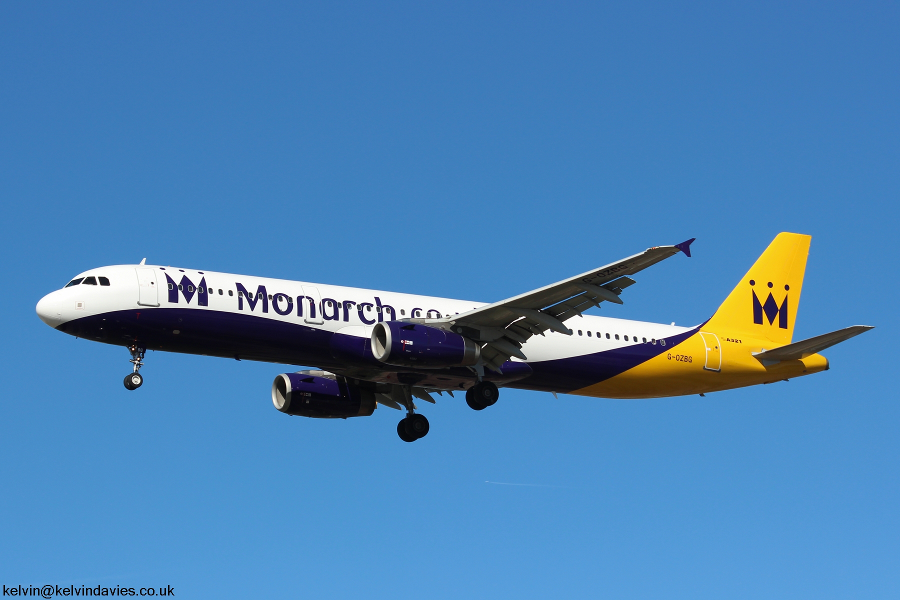 Monarch Airlines A321 G-OZBG