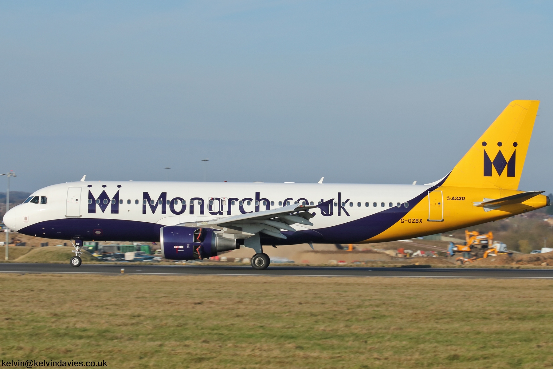 Monarch Airlines A320 G-OZBX
