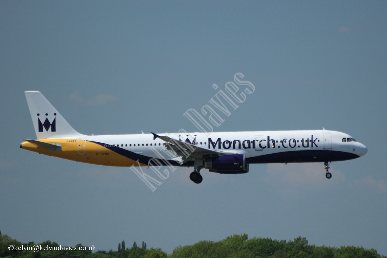 Monarch Airlines A321 G-OZBU