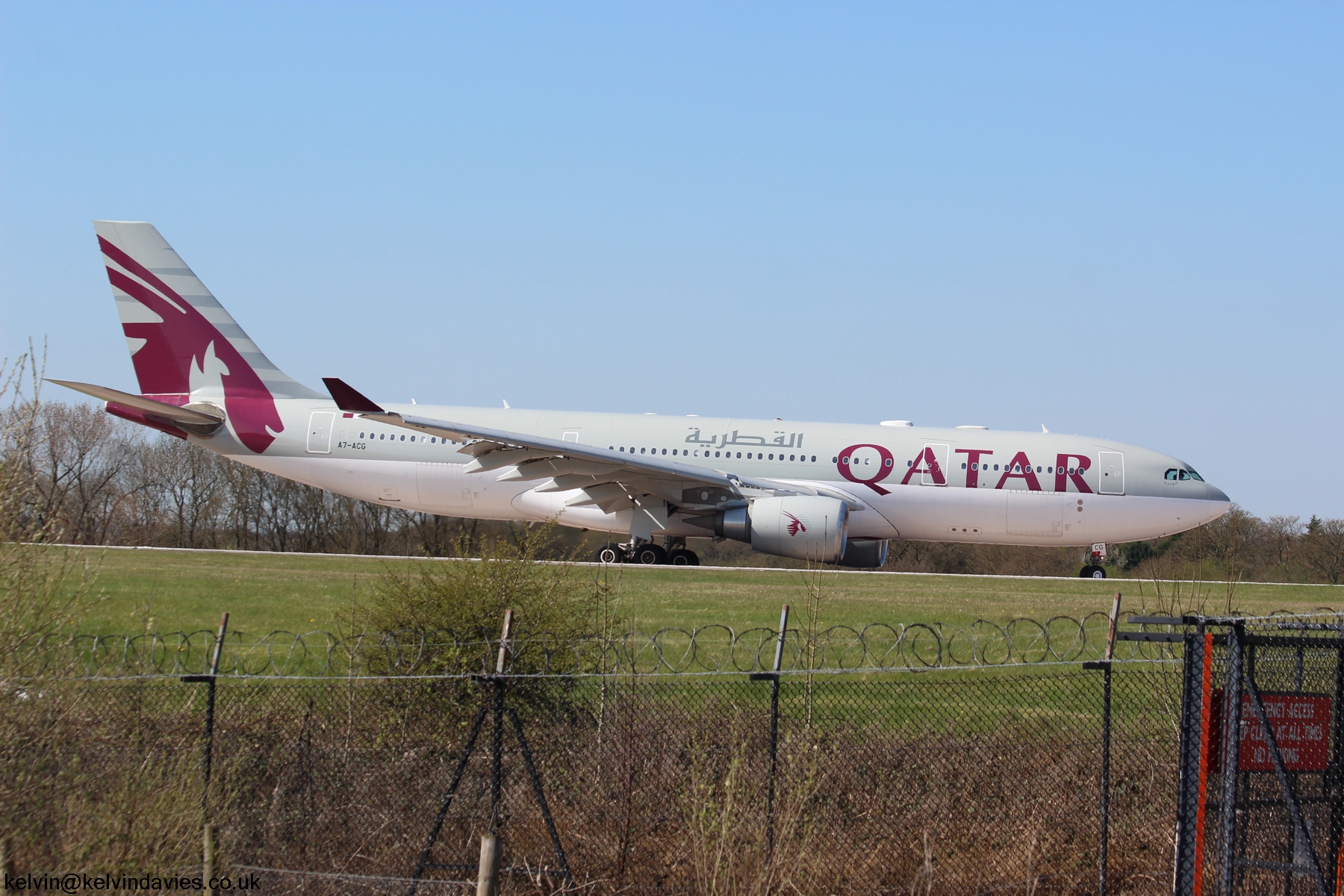 Qatar Airways A330 A7-ACG