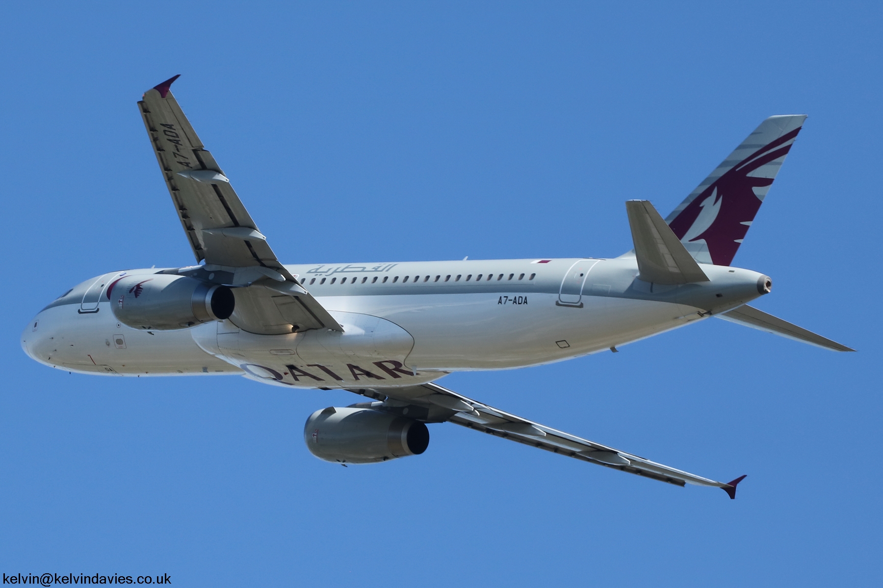 Qatar Airways A320 A7-ADA