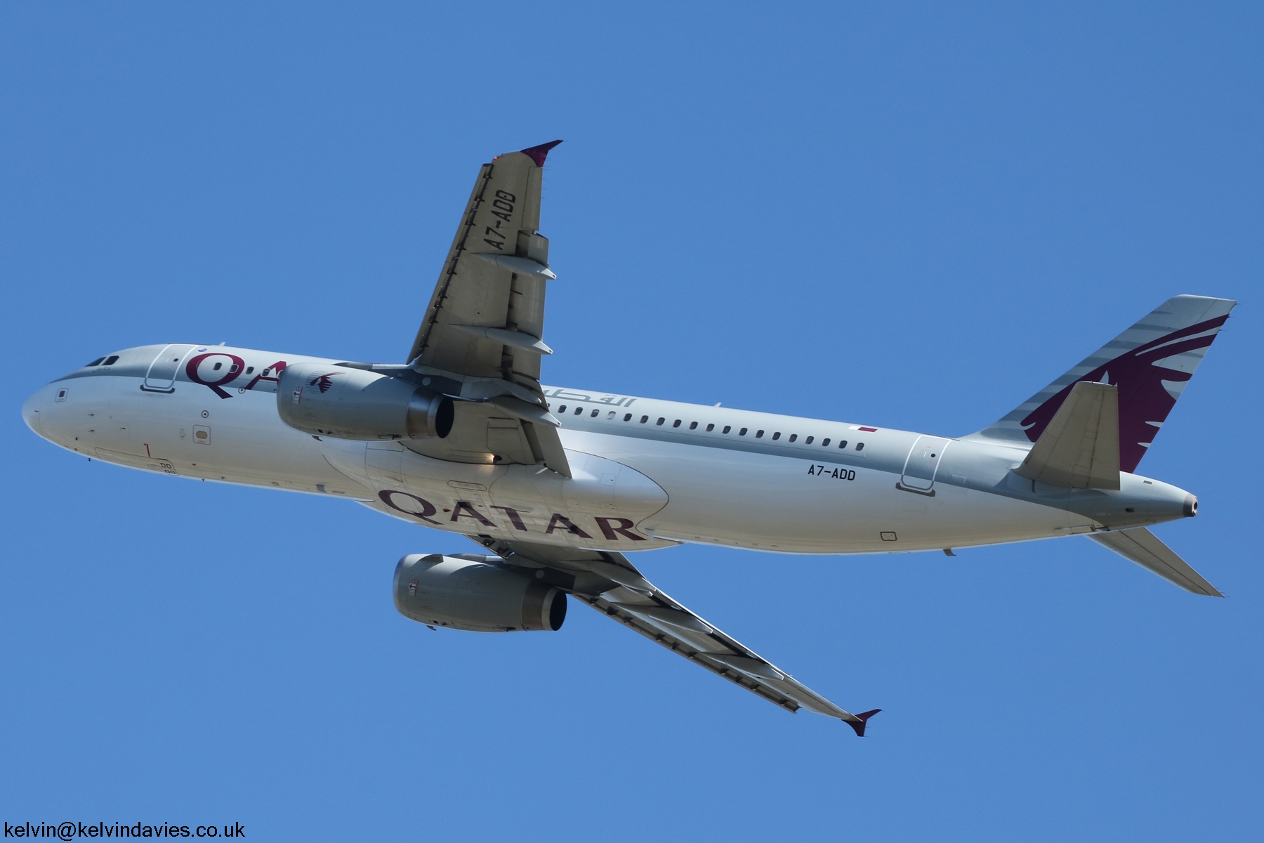 Qatar Airways A320 A7-ADD