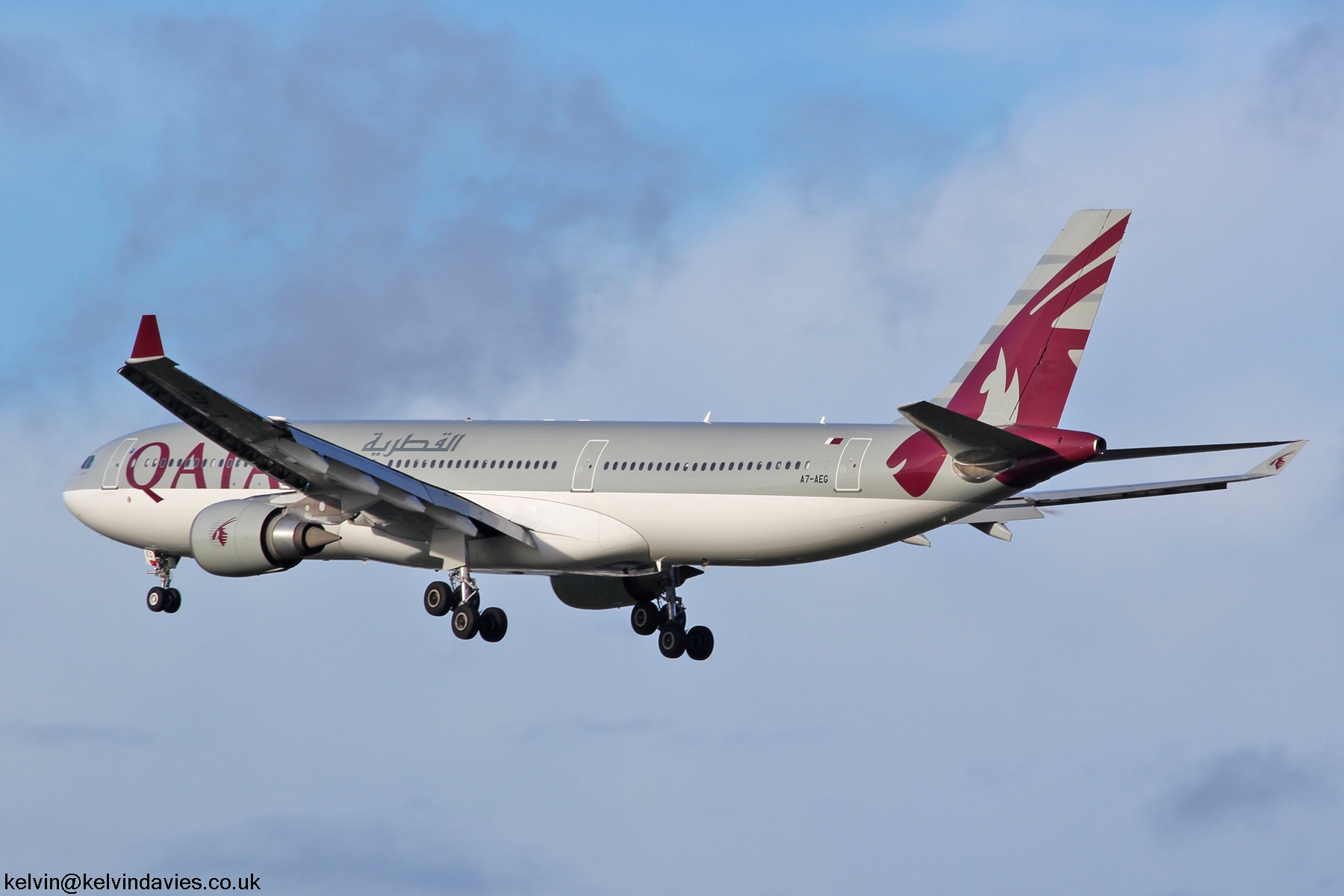 Qatar Airways A330 A7-AEG