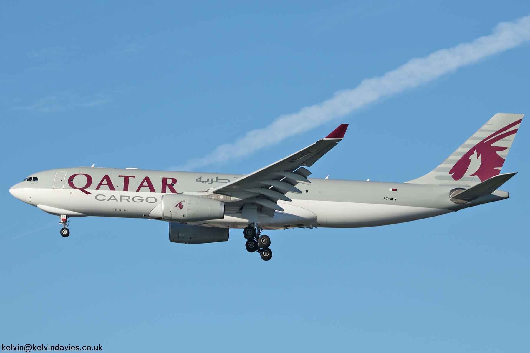 Qatar Airways Cargo 777 A7-AFV