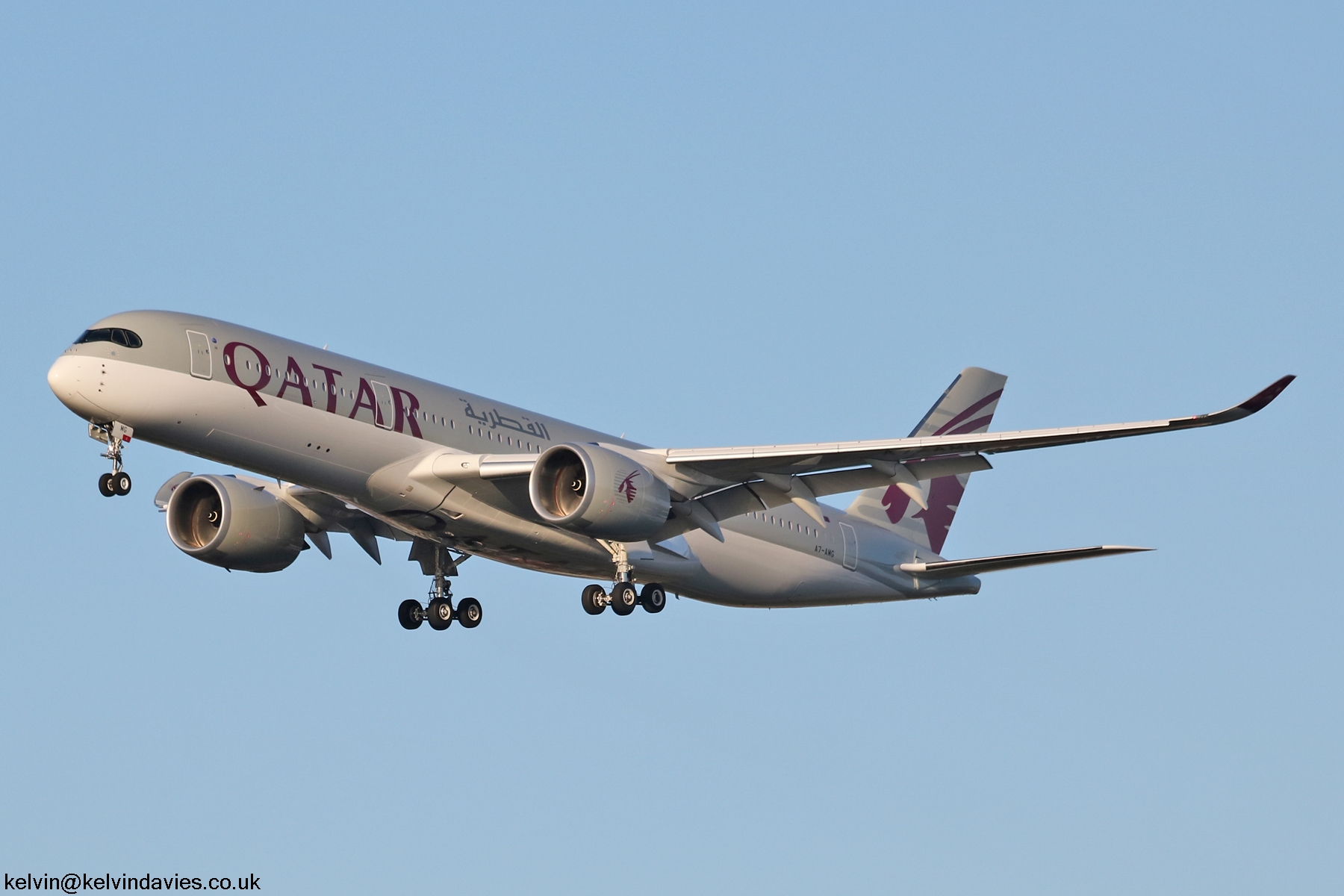 Qatar Airways A350 A7-AMG