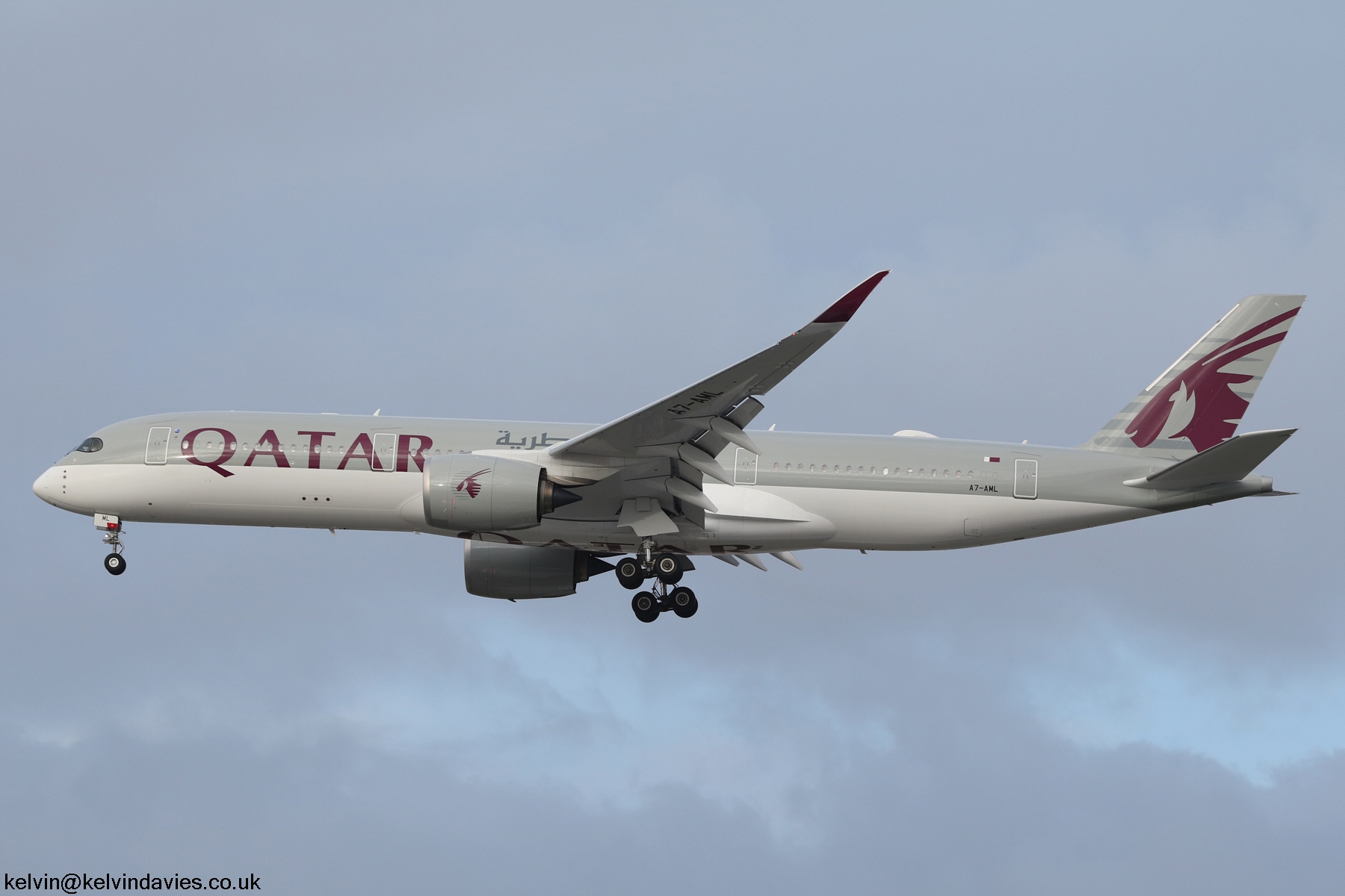Qatar Airways A350 A7-AML