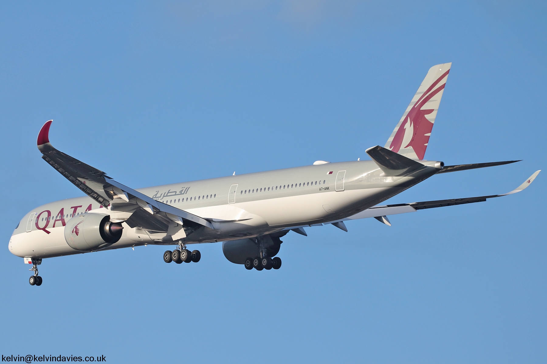 Qatar Airways A350 A7-ANK