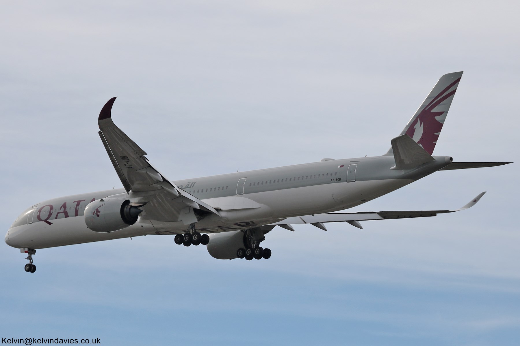 Qatar Airways A350 A7-AOB
