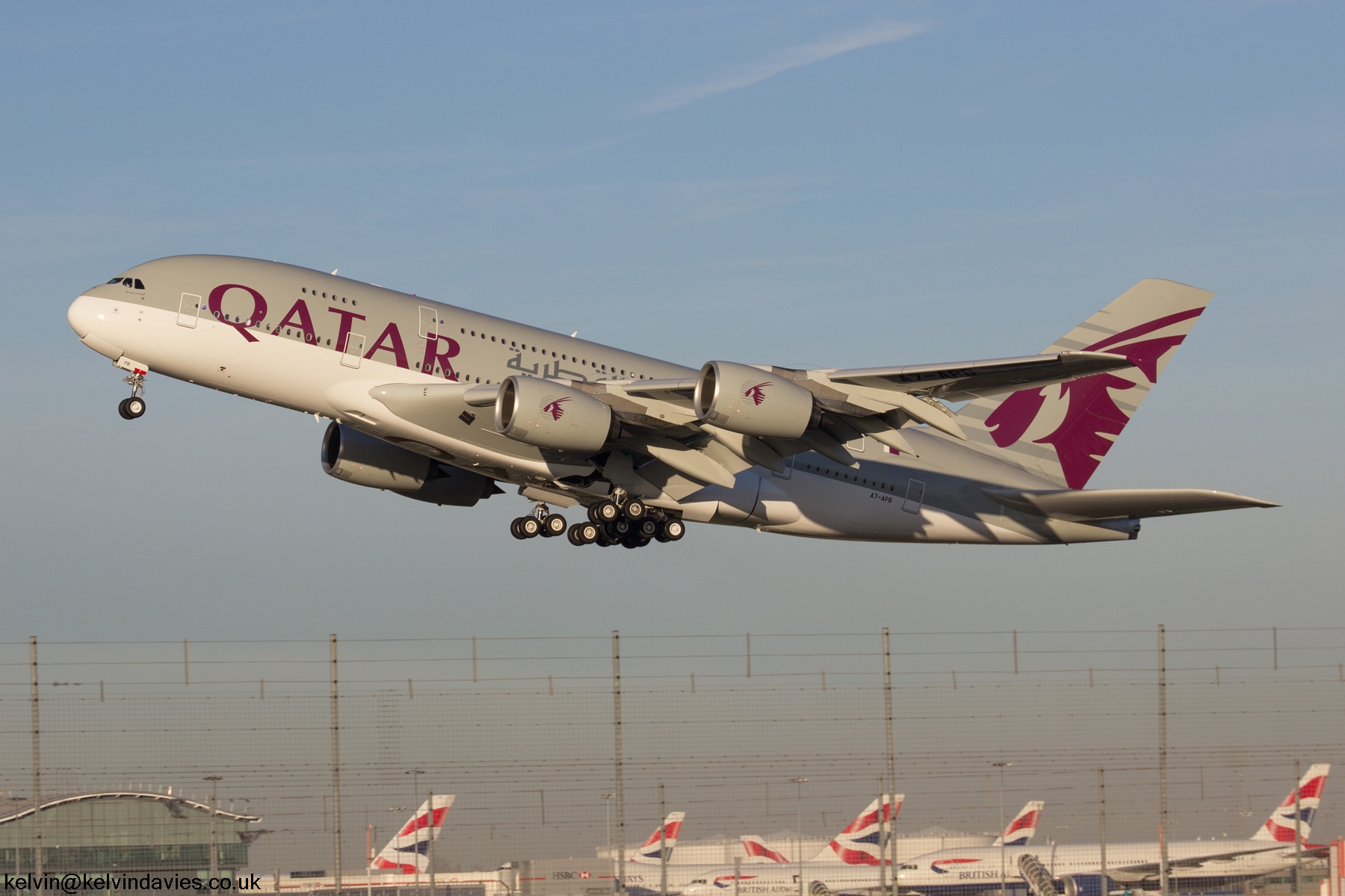 Qatar Airways A380 A7-APB