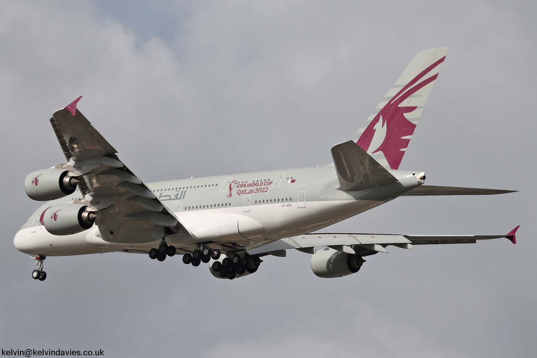 Qatar Airways A380 A7-APE