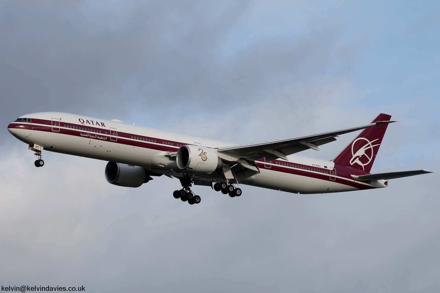 Qatar Airways 777 A7-BAC