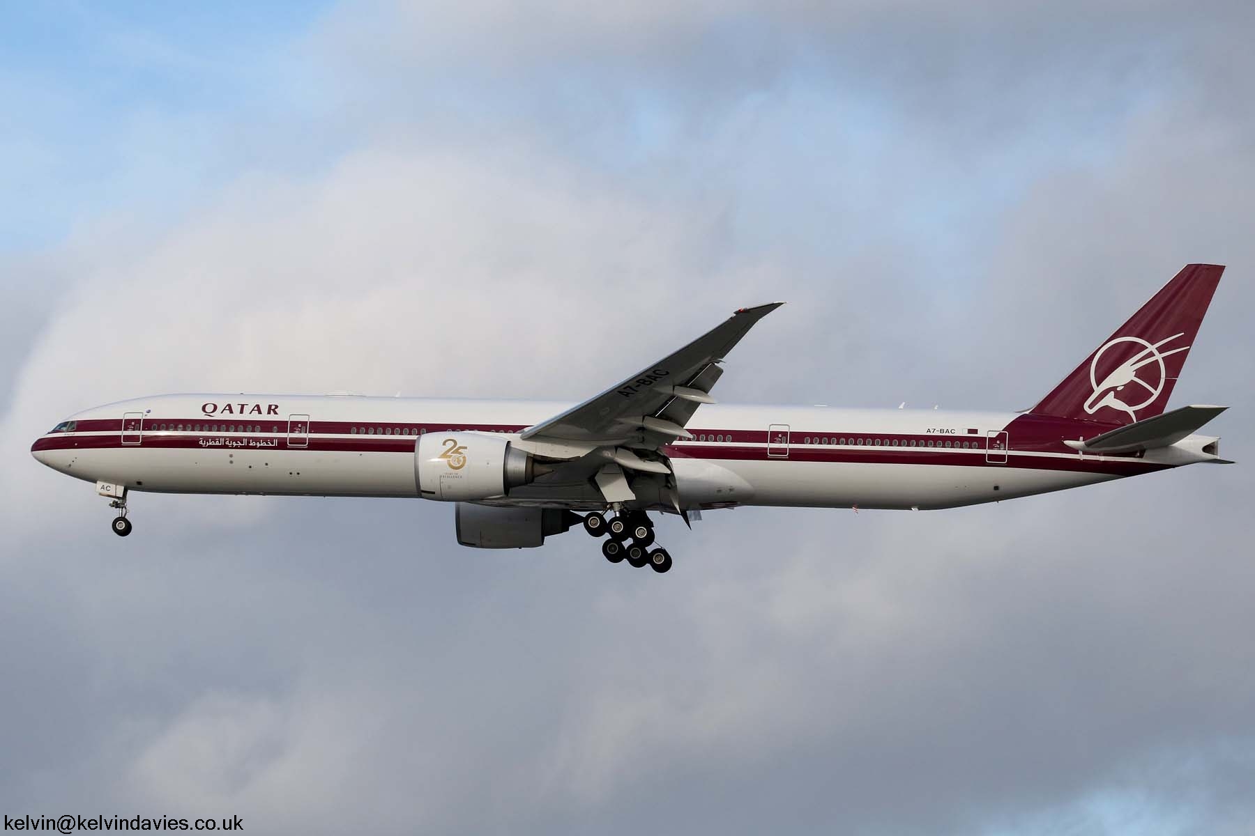 Qatar Airways 777 A7-BAC