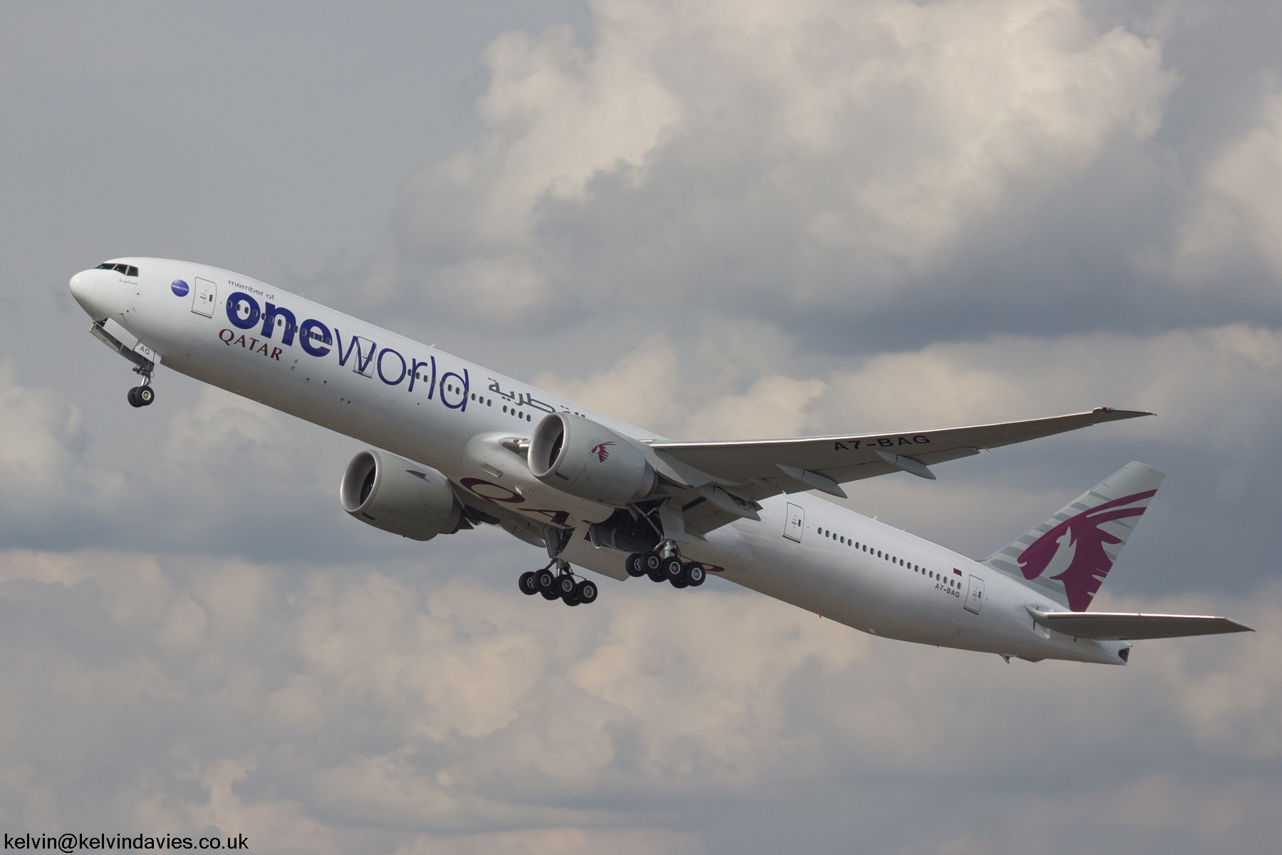 Qatar Airways 777 A7-BAG