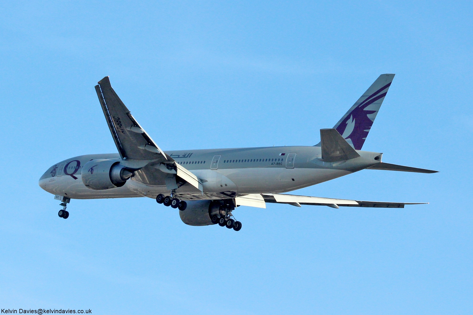 Qatar Airways 777 A7-BBC