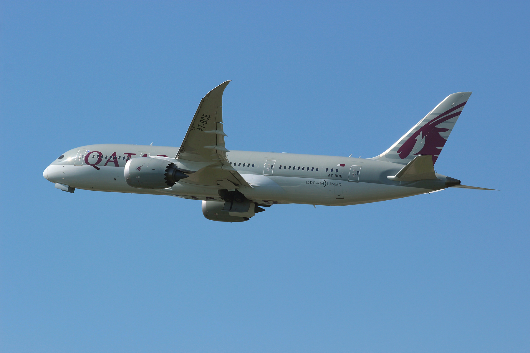 Qatar Airways 787 A7-BCE