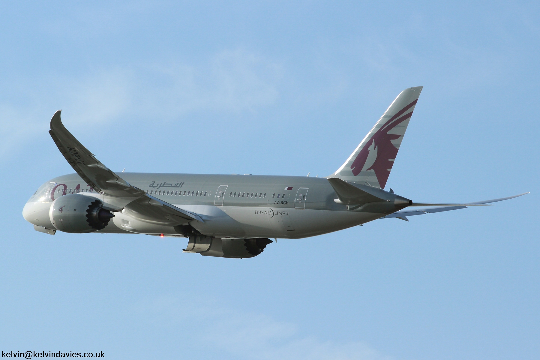 Qatar Airways 787 A7-BCH