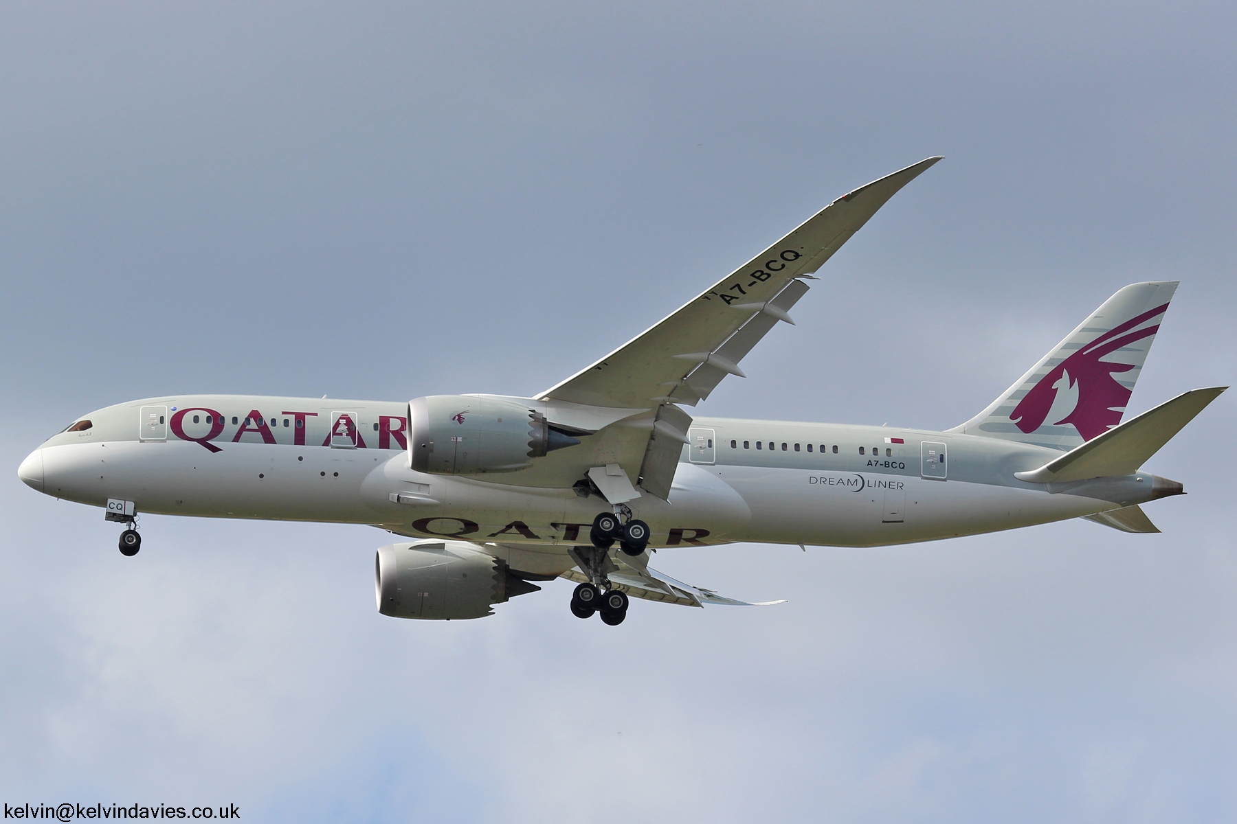 Qatar Airways 787 A7-BCQ