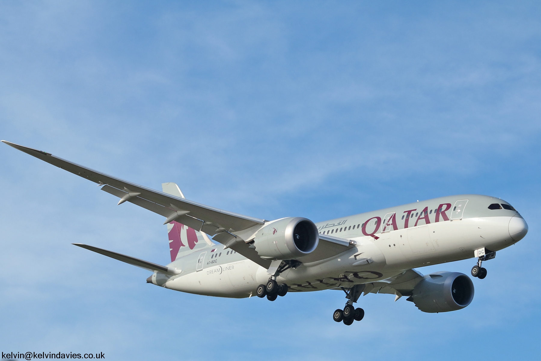 Qatar Airways 787 A7-BDC