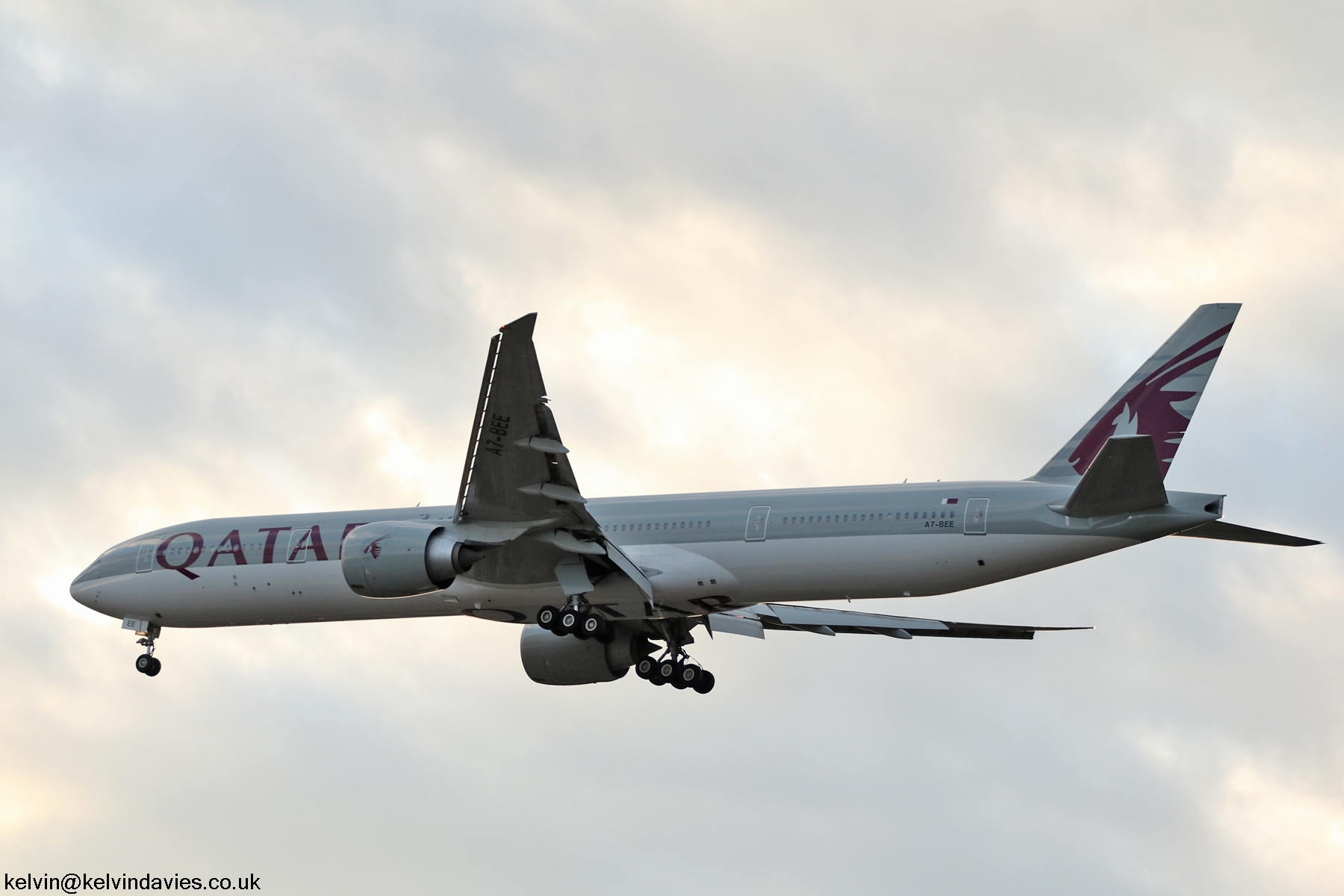 Qatar Airways 777 A7-BEE