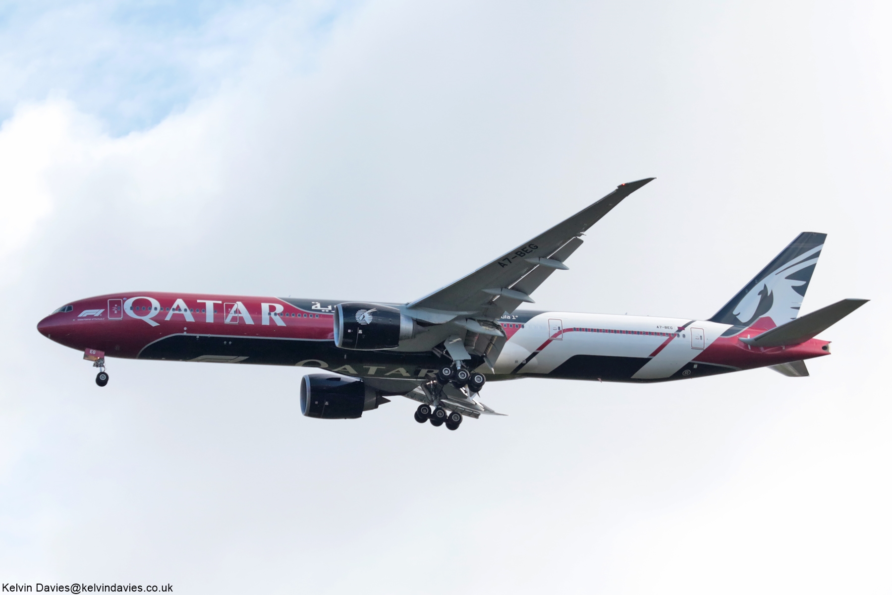 Qatar Airways 777 A7-BEG