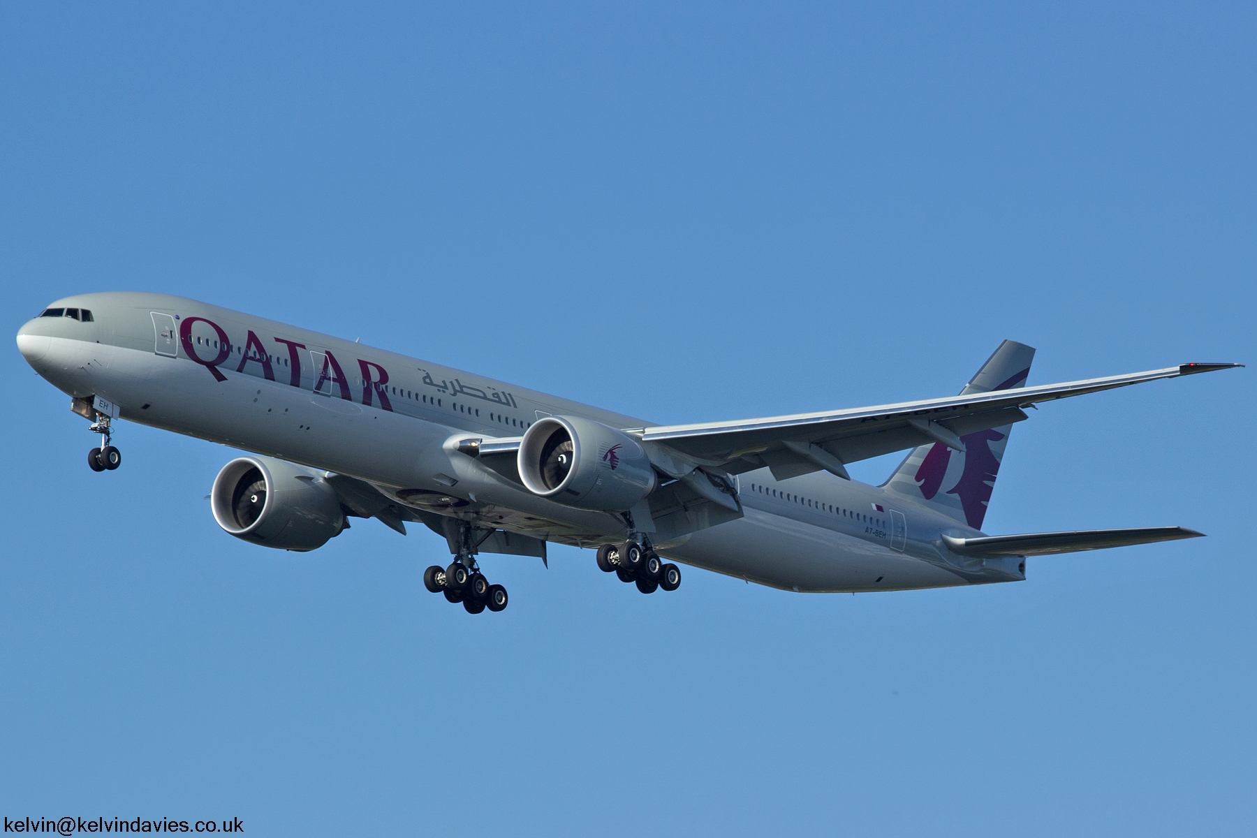 Qatar Airways 777 A7-BEH