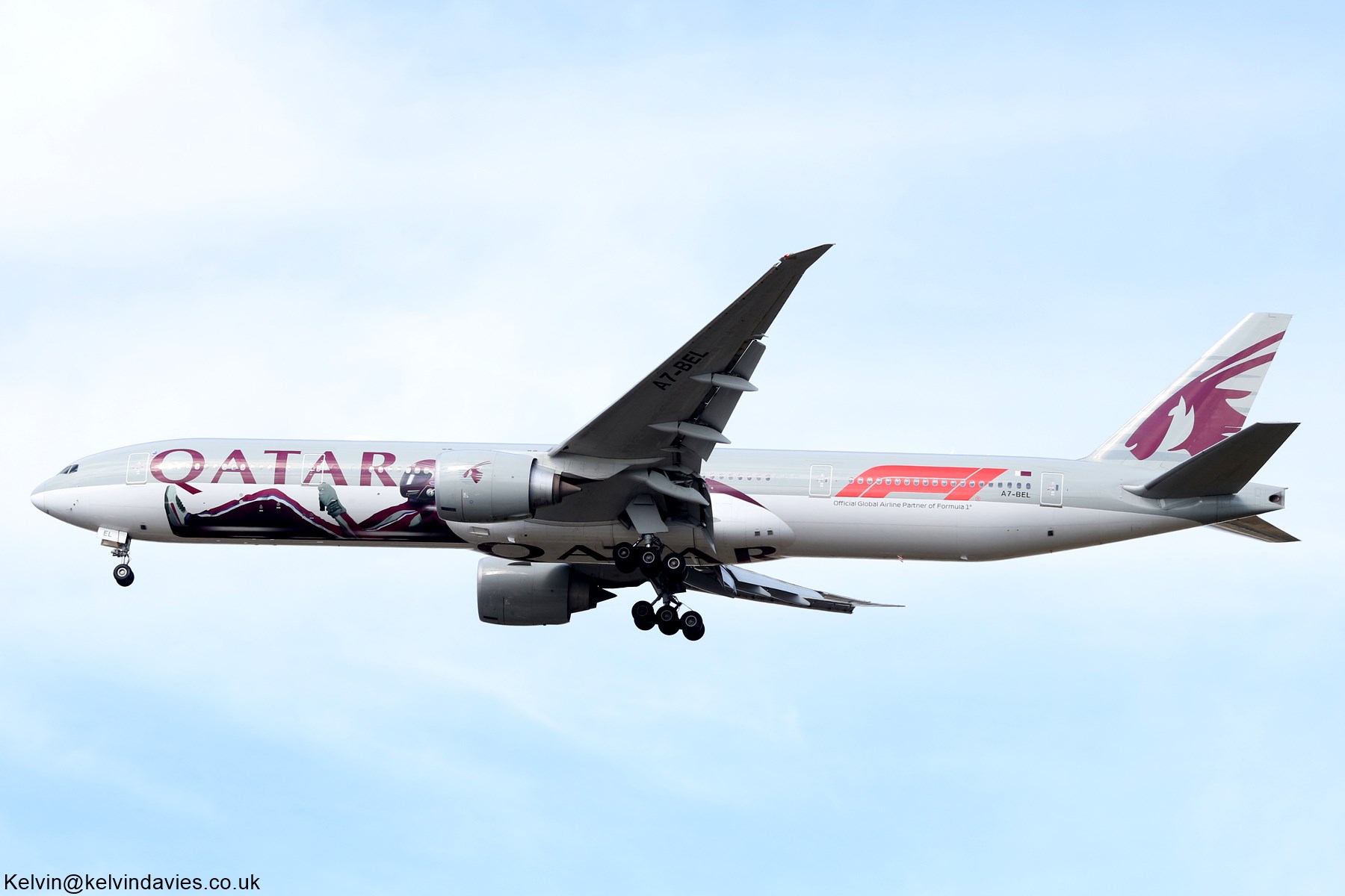 Qatar Airways 777 A7-BEL