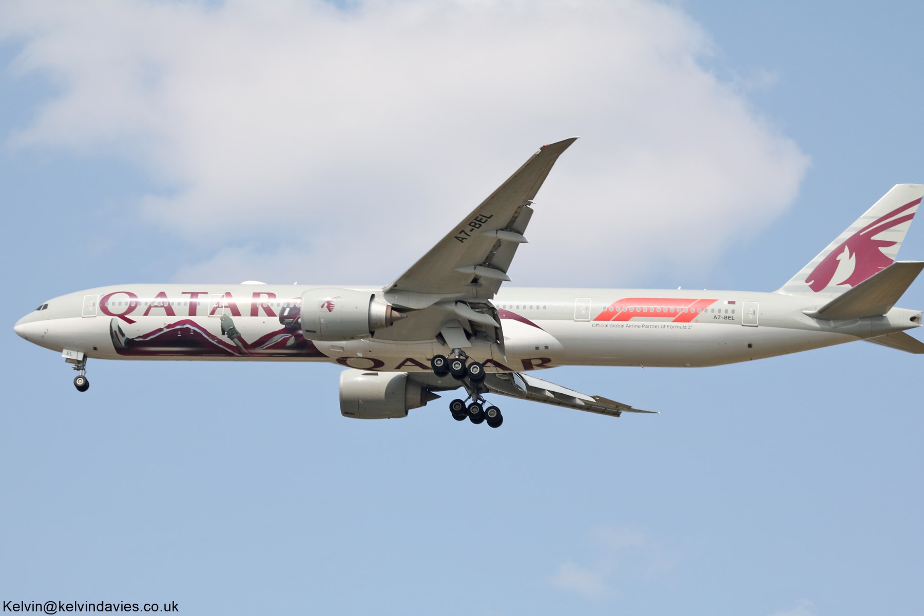 Qatar Airways 777 A7-BEL
