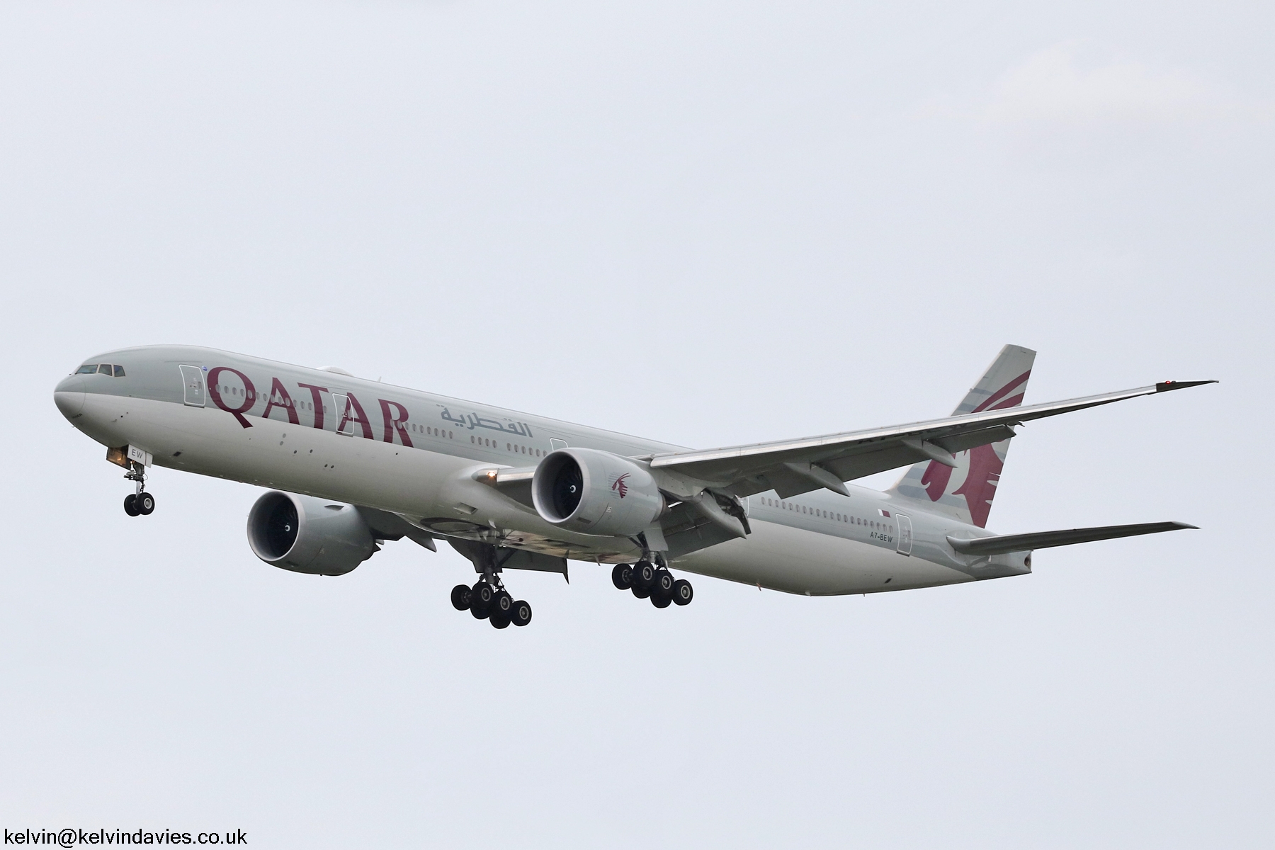 Qatar Airways 777 A7-BEW