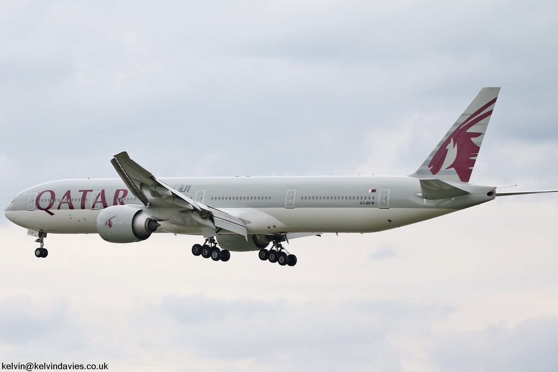 Qatar Airways 777 A7-BEW