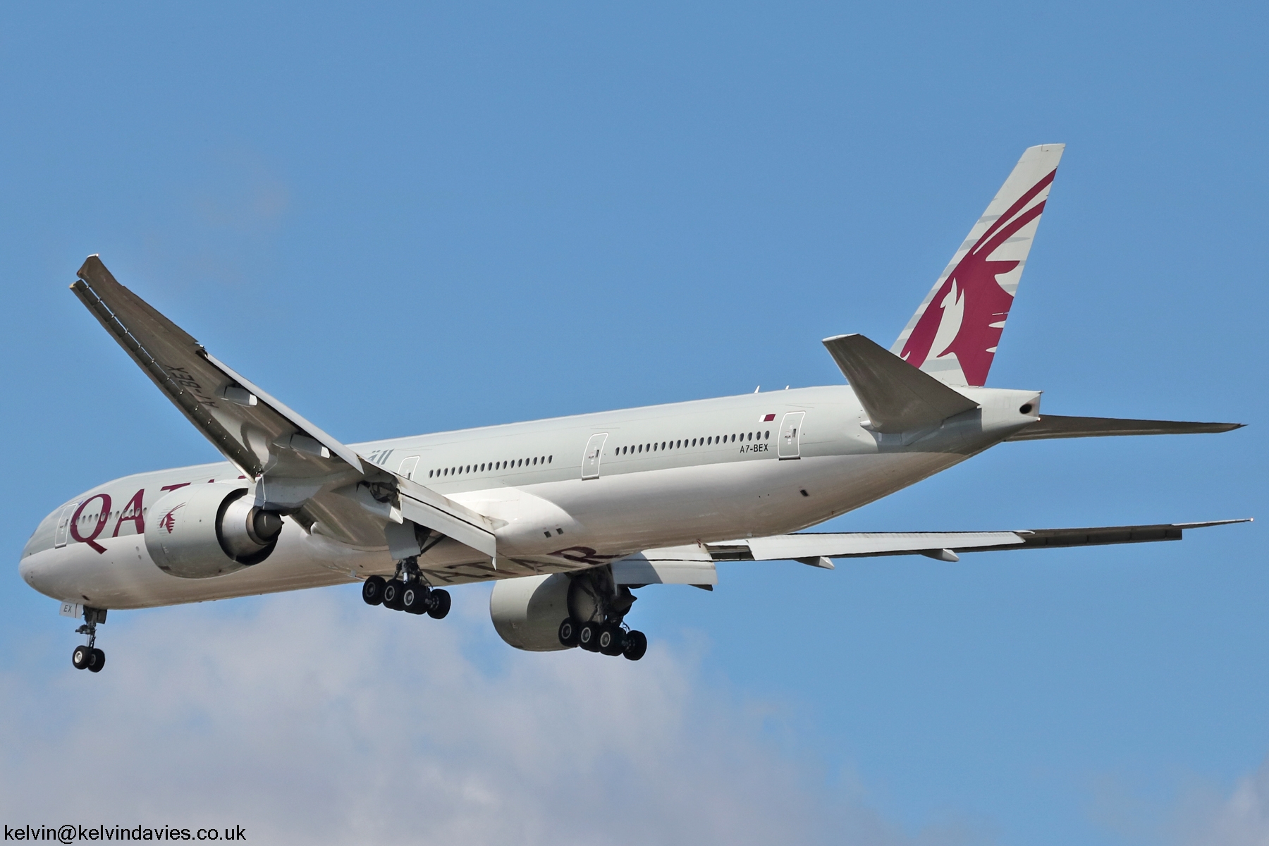 Qatar Airways 777 A7-BEX