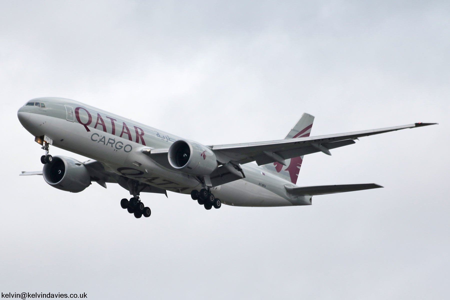 Qatar Airways Cargo 777F A7-BFH