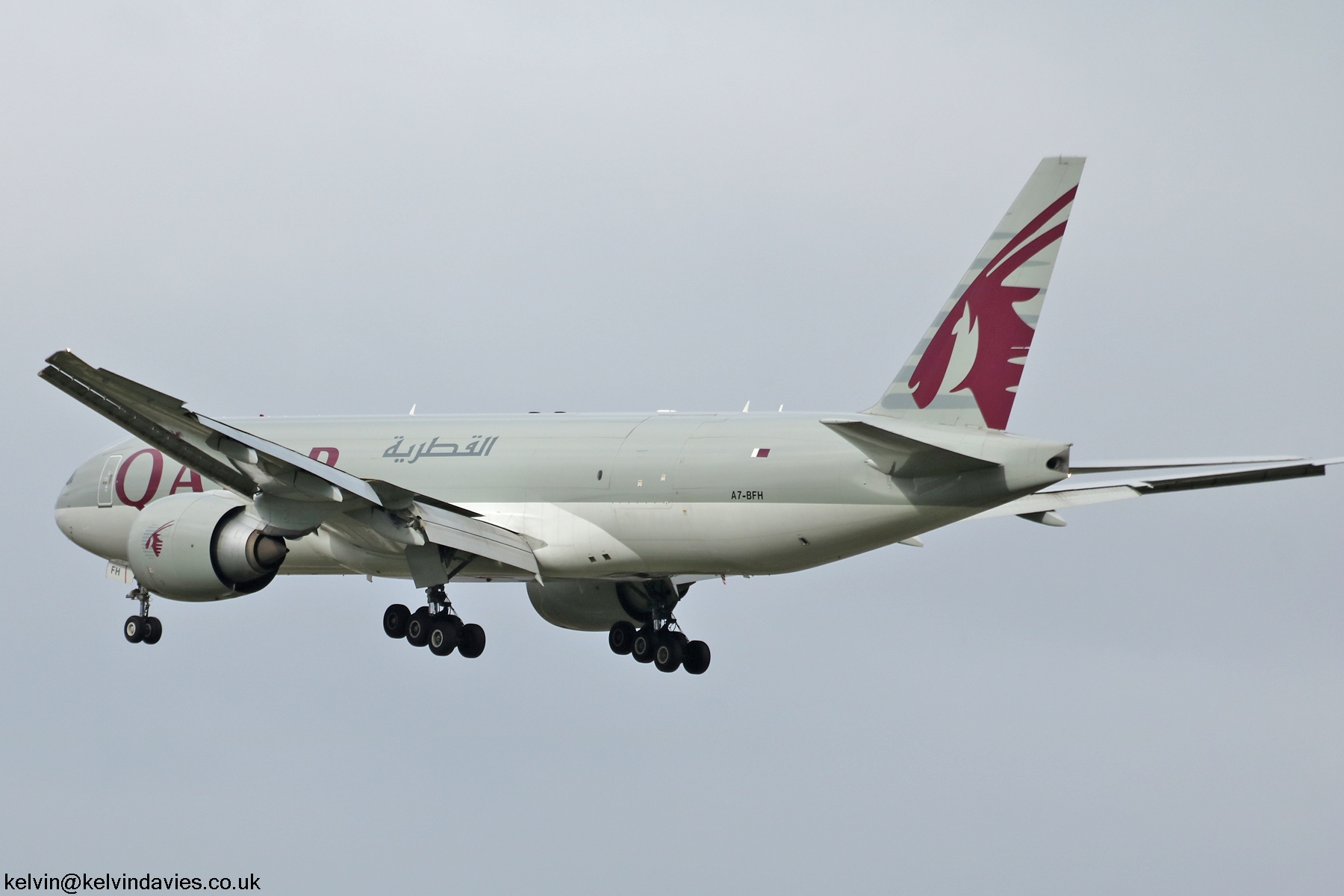Qatar Airways Cargo 777F A7-BFH
