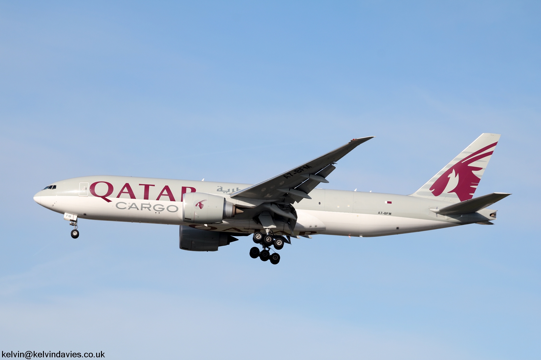 Qatar Airways 777 A7-BFM