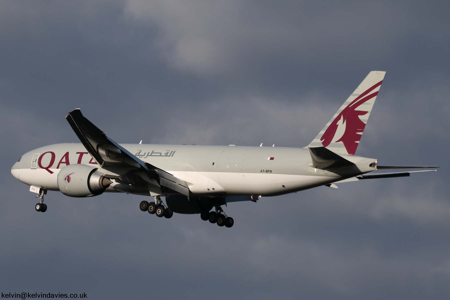 Qatar Airways 777 A7-BFN