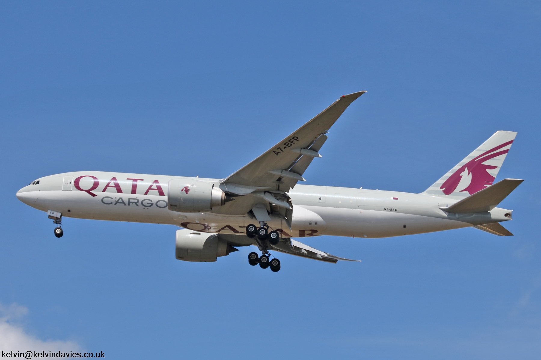 Qatar Airways Cargo 777 A7-BFP