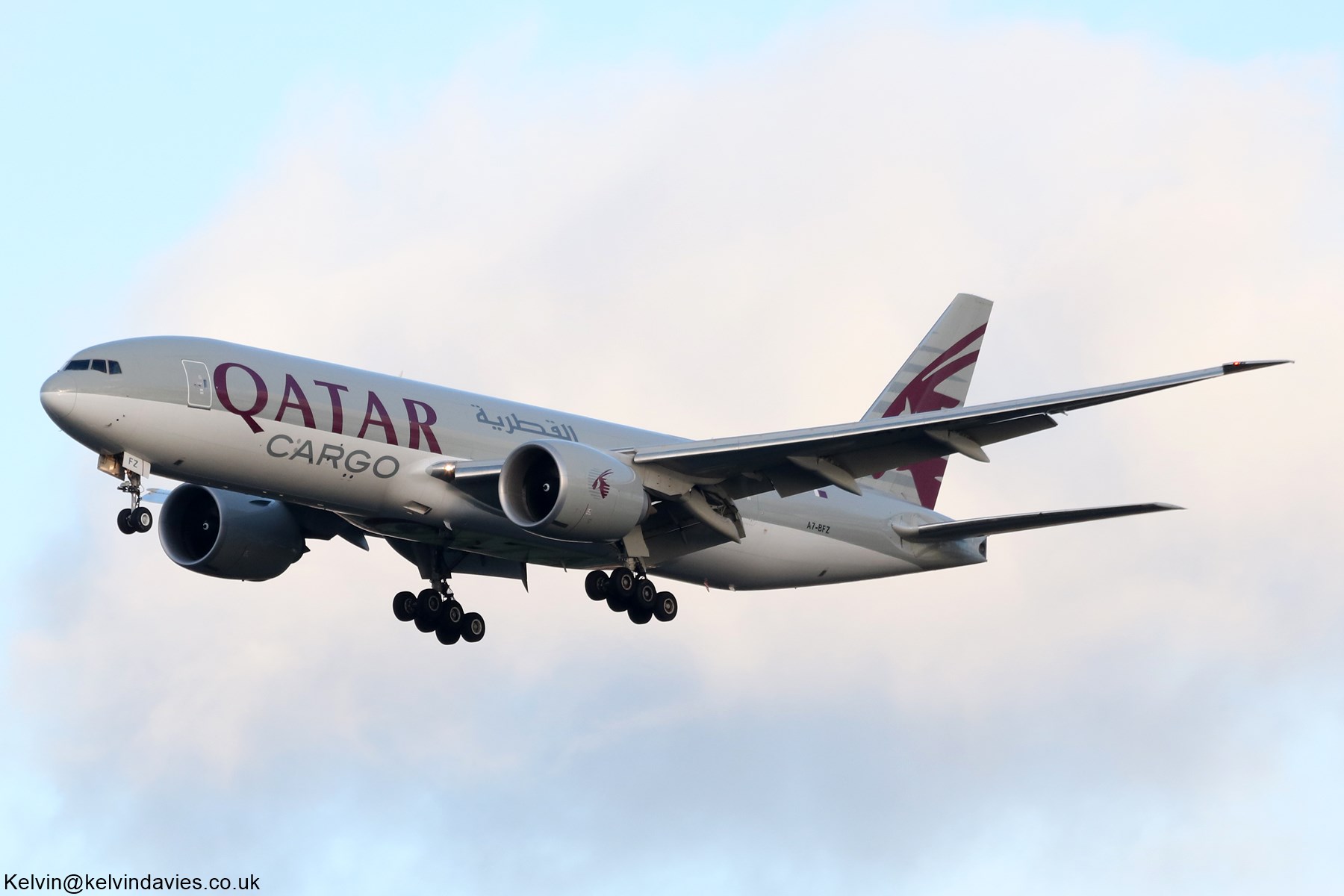 Qatar Airways 777-F A7-BFZ