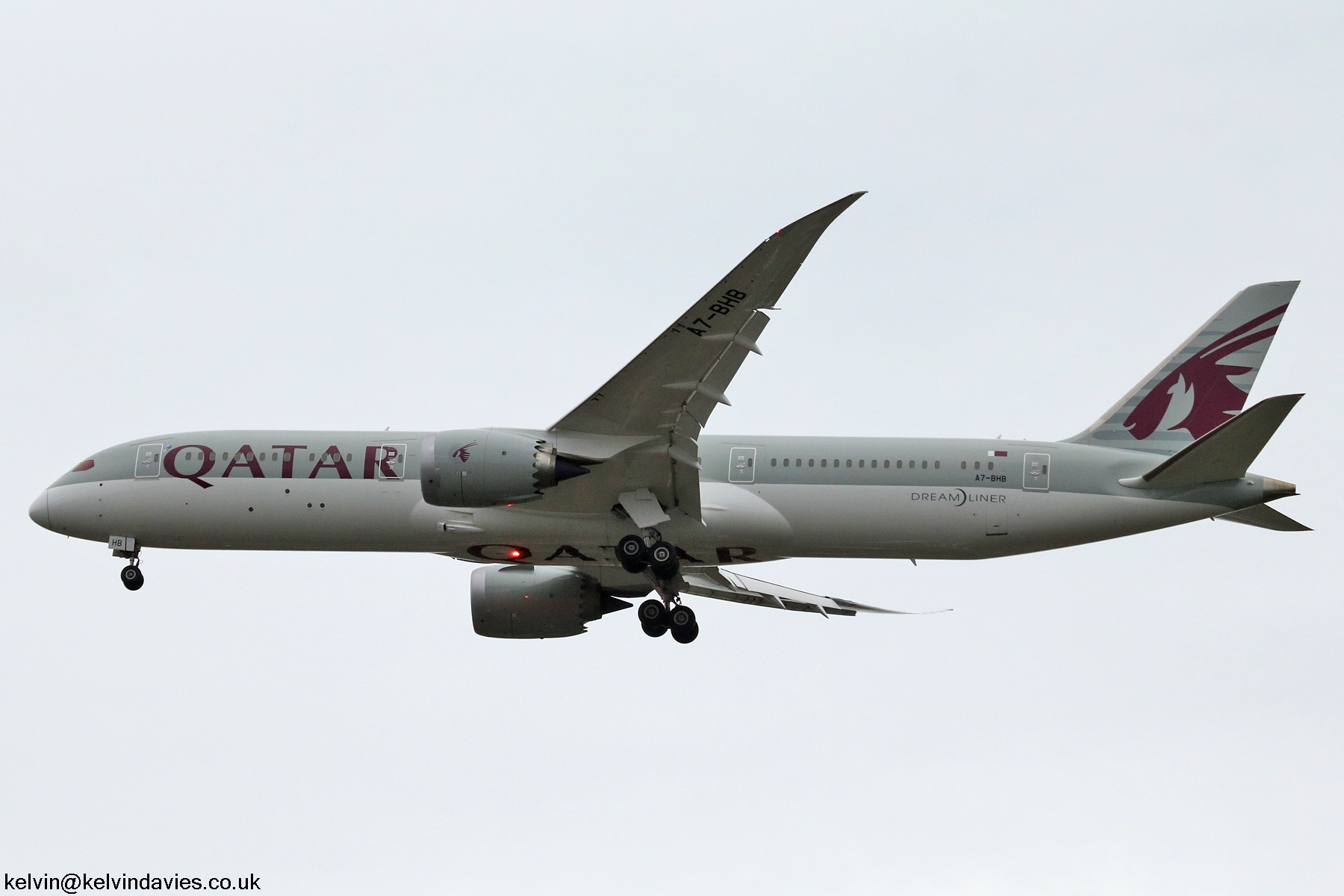Qatar Airways 787 A7-BHB