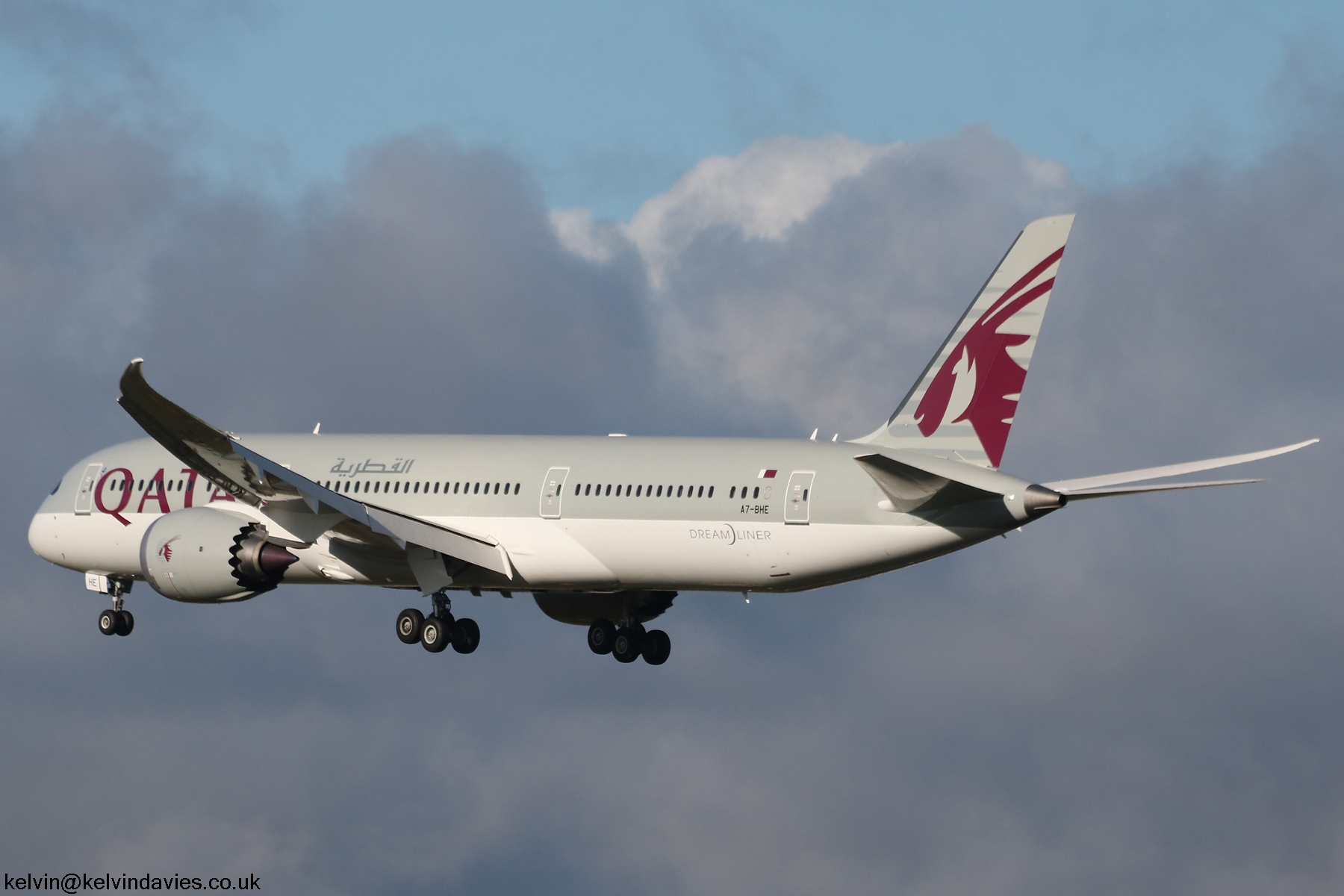 Qatar Airways 787 A7-BHE