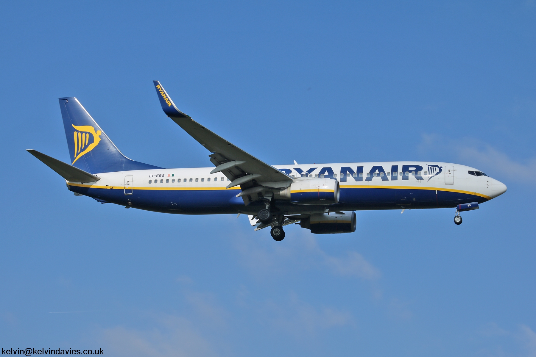 Ryanair 737NG EI-EBS
