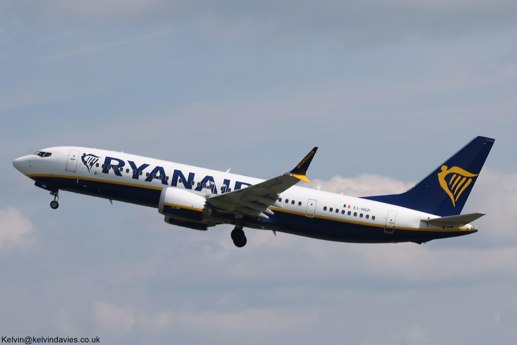 Ryanair 737MAX-8 EI-HGP