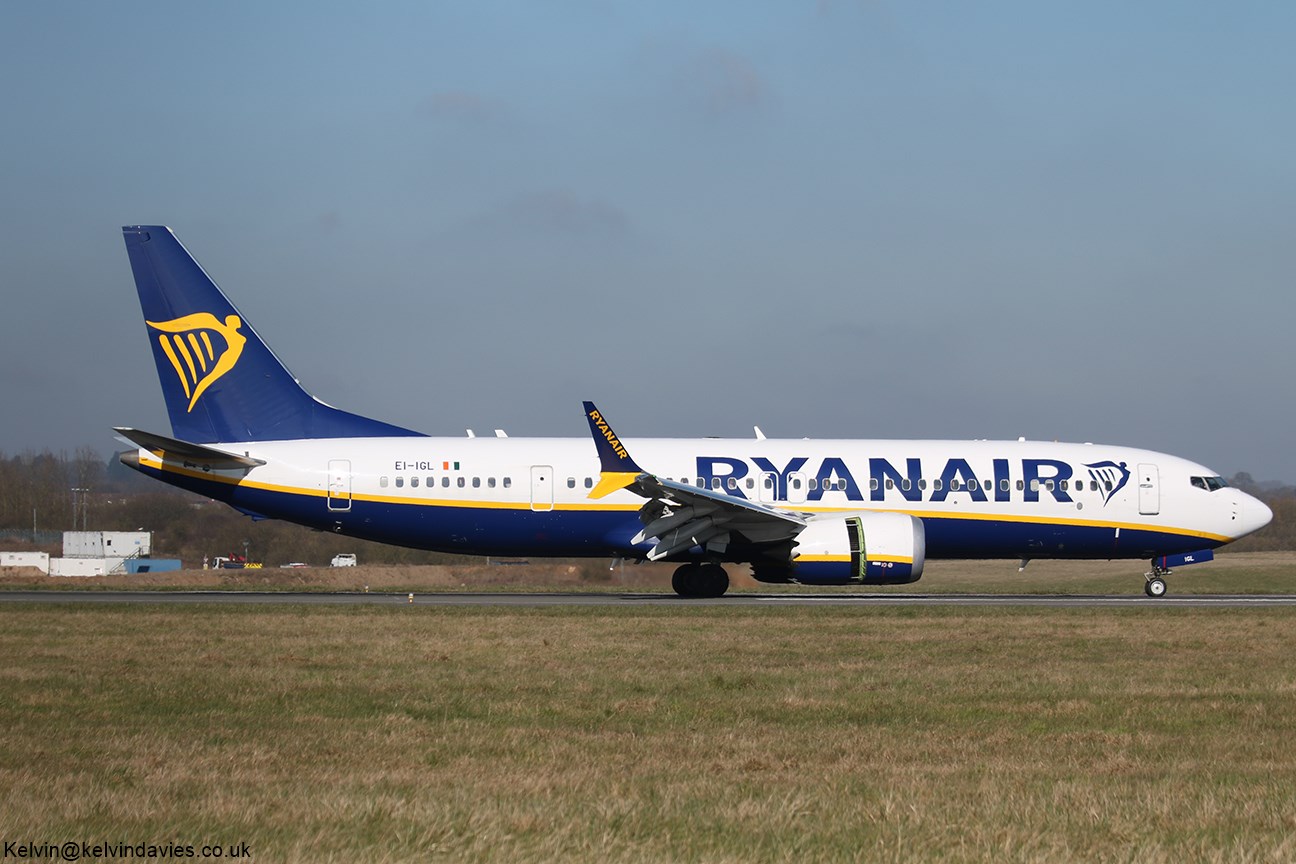 Ryanair 737 MAX-8 EI-IGL