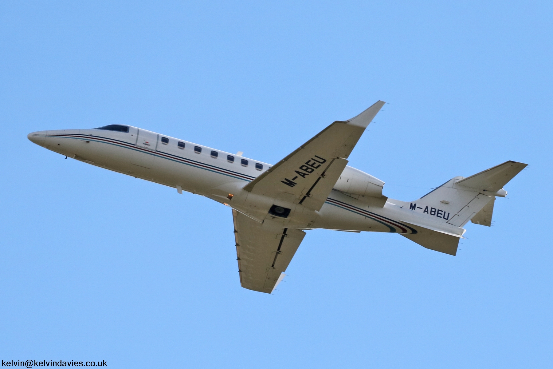 Ryanair Learjet45 M-ABEU
