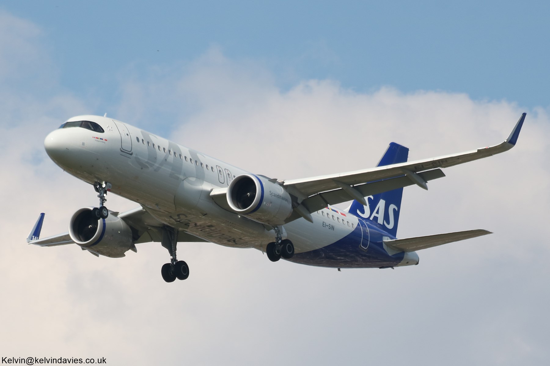 SAS Connect A320 NEO EI-SIN