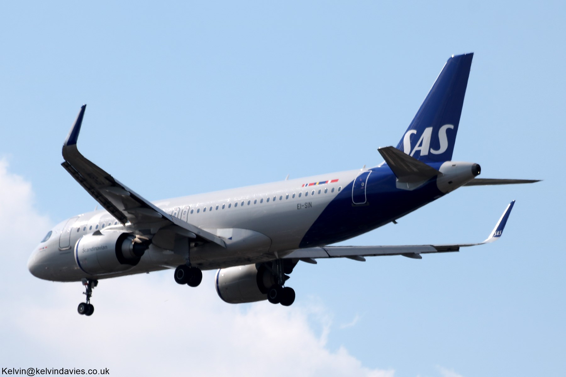 SAS Connect A320 NEO EI-SIN
