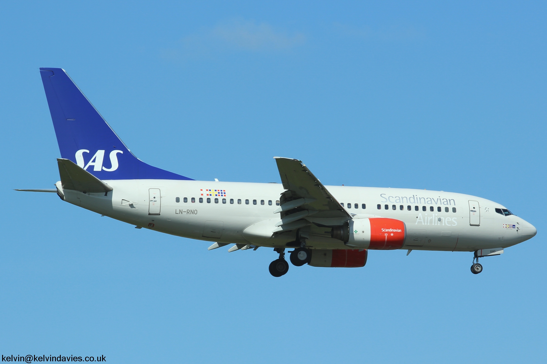 SAS B737 LN-RNO