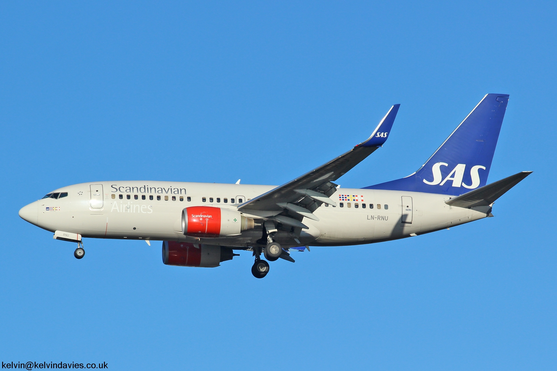 SAS B737 LN-RNU