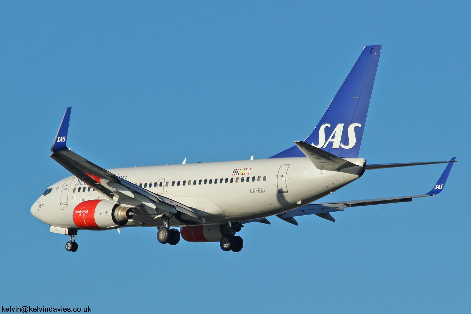 SAS B737 LN-RNU