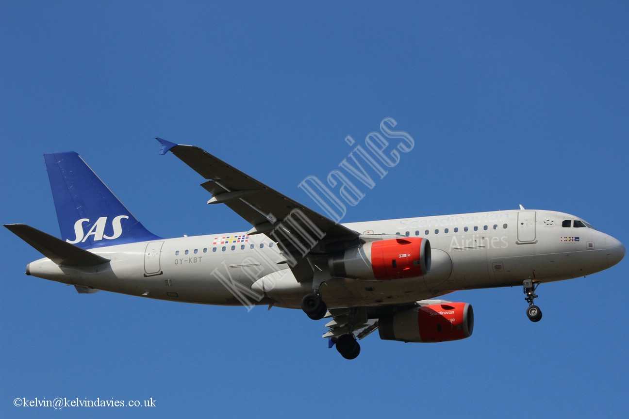 SAS A319 OY-KBT