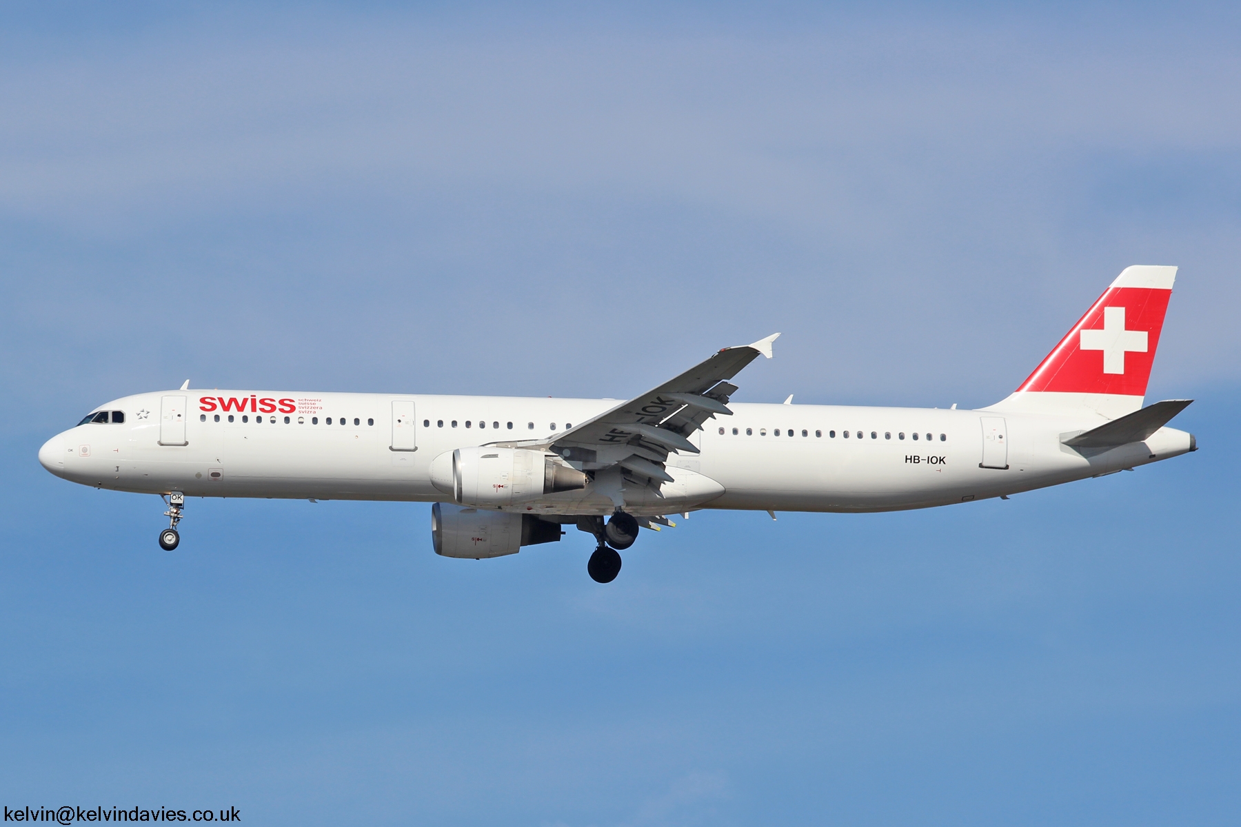 Swiss International A321 HB-IOK