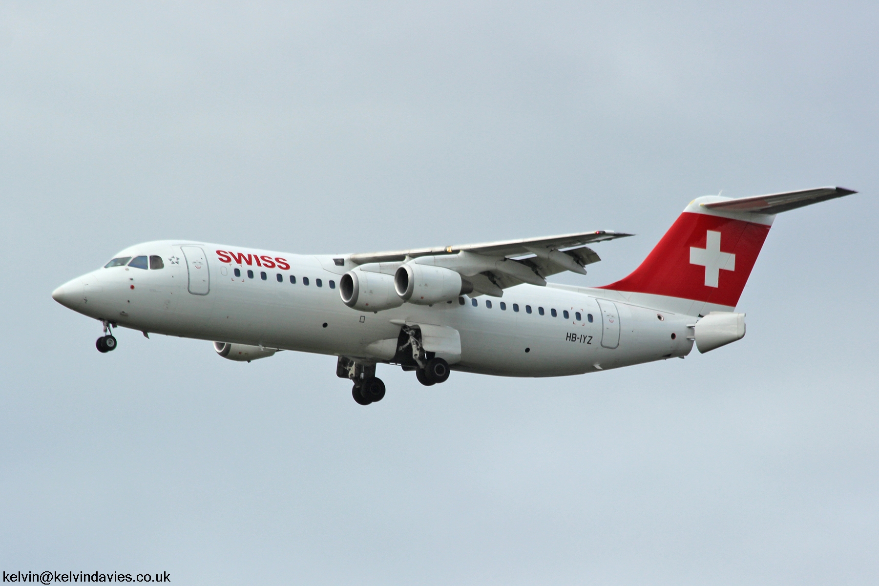 Swiss Avro 146 HB-IYZ